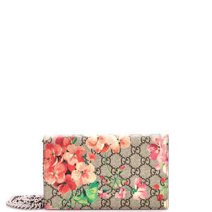 Gucci Chain Wallet Blooms Print Gg #254853G83B
